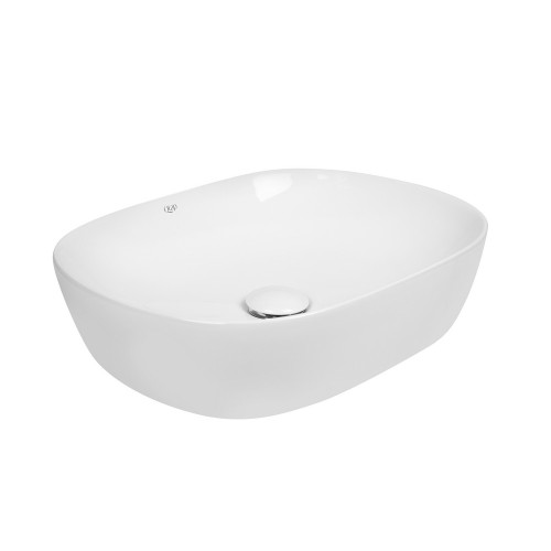 Раковина-чаша Qtap Aquarius 465x375x120 White с донным клапаном QT21116302W