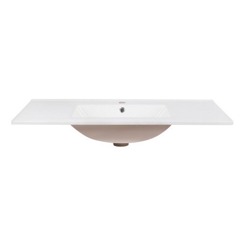 Раковина Qtap Albatross E 1000х460х180 White с донным клапаном QT01119100EW