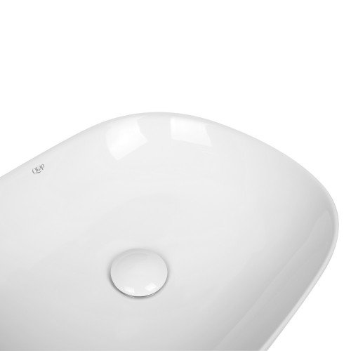 Раковина-чаша Qtap Aquarius 465x375x120 White с донным клапаном QT21116302W