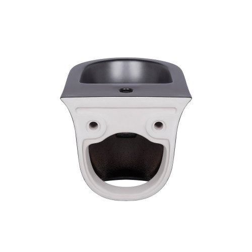 Биде подвесное Qtap Virgo 485х345х365 Matt black QT1855051FMB