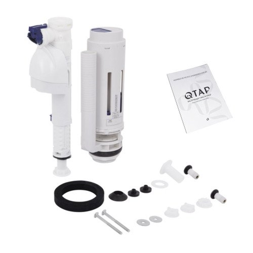 Унітаз-компакт Qtap Stork/Swan безобідковий з сідінням Soft-close QT15222178W