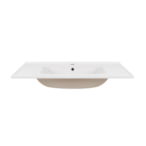 Раковина Qtap Albatross E49 900х490х200 White с донным клапаном QT01119090E49W