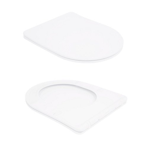 Унітаз-компакт Qtap Stork/Swan безобідковий з сідінням Soft-close QT15222179W