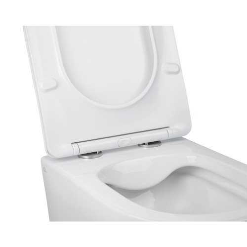 Комплект Qtap инсталляция Nest QTNESTM425M11CRM + унитаз с сиденьем Jay QT07335176W + набор для гигиенического душа со смесителем Inspai-Varius QTINSVARCRMV00440001