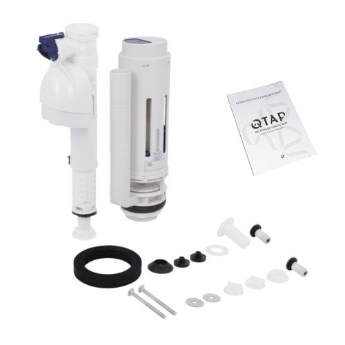 Унитаз-компакт Qtap Stork/Swan безободковый с сиденьем Soft-close QT15222179W