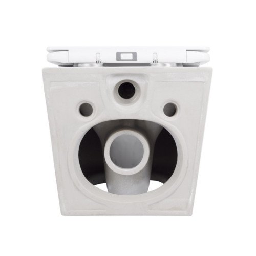 Унітаз підвісний Qtap Swan безобідковий з сідінням Soft-close QT16335178W