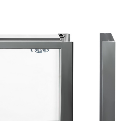 Душова кабіна Qtap Scorpio CRM10995-AC6 89х89 см, скло Clear 6 мм, CalcLess, без піддона