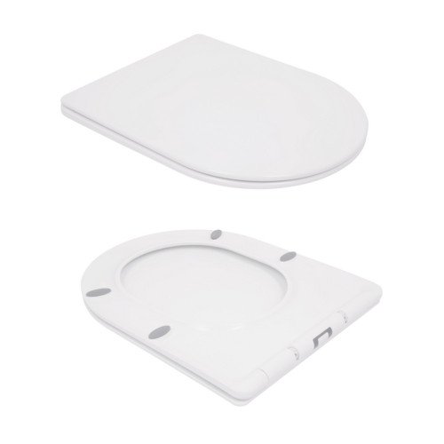 Унітаз підвісний Qtap Swan безобідковий з сідінням Soft-close QT16335178W