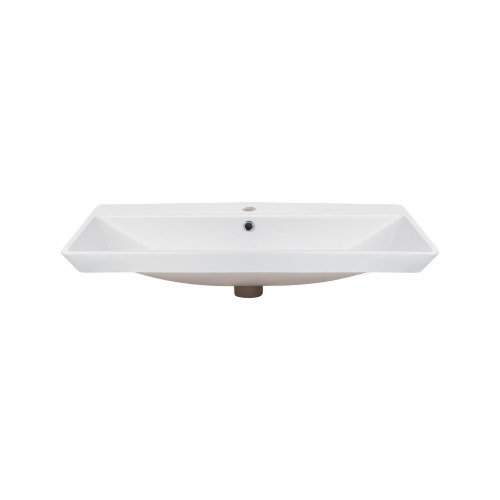 Раковина Qtap Albatross D 800х500х210 White с донным клапаном QT01115080DW