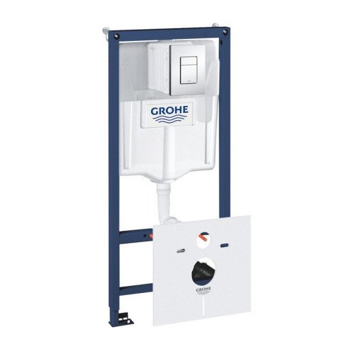 Набір інсталяція 5 в 1 Grohe Rapid SL 38827000 + унітаз з сидінням Qtap Jay QT07335176W
