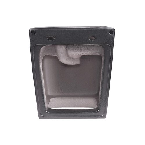 Раковина підвісна моноблок Qtap Tern 370х410х400 Matt black з донним клапаном QT1711G808MB