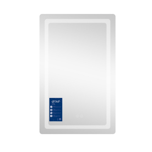 Дзеркало Qtap Mideya (DC-F911) 500х800 з LED-підсвічуванням Touch, з антизапотіванням QT2078F911W