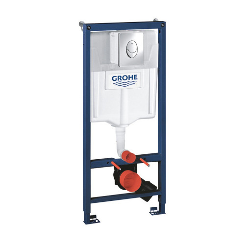 Набір інсталяція 4 в 1 Grohe Rapid SL 38721001 + унітаз з сидінням Qtap Crow QT05335170W