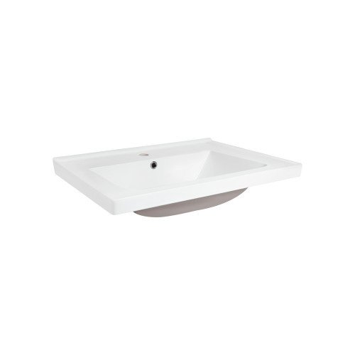Раковина Qtap Albatross 5C 600х480х210 White с донным клапаном QT01115060CW