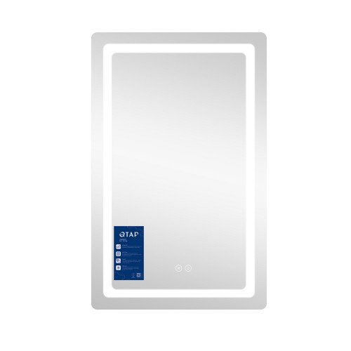Зеркало Qtap Mideya (DC-F911) 500х800 с LED-подсветкой Touch, с антизапотеванием QT2078F911W
