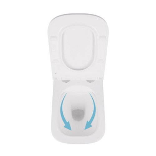 Унитаз подвесной Qtap Tern безободковый с сиденьем Soft-close QT1733052ERW