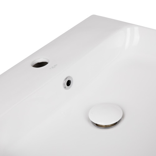 Раковина Qtap Nando 500х420х130 White с донным клапаном QT1211K404AW