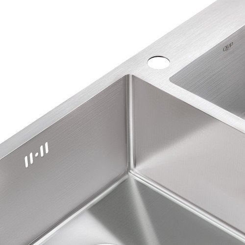 Кухонная мойка Qtap S7843 Satin 2.7/1.0 мм (QTS784310)