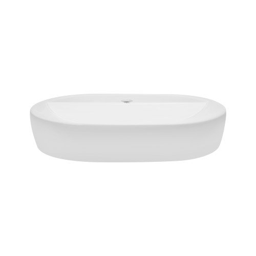 Раковина Qtap Scorpio 610x400x120 White с донным клапаном QT14112203W