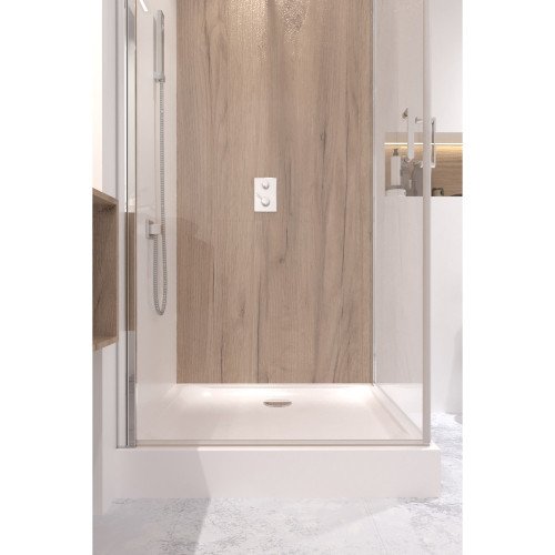 Душова кабіна Qtap Gemini CRM1018RC6 100х80 см, скло Clear 6 мм без піддона