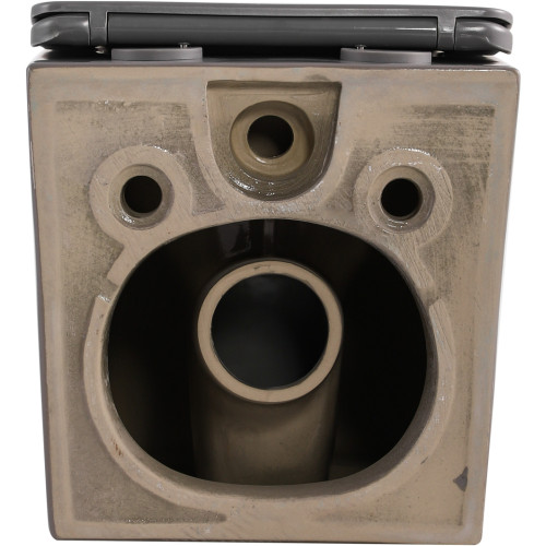 Унітаз підвісний Qtap Tern Ultra Quiet 520×345×325 мм, Stone grey, з сидінням Slim Duroplast / Soft-close / Quick Release QTTER26SG49000