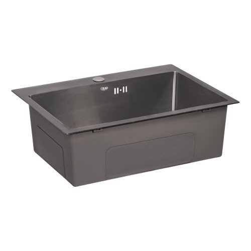 Кухонная мойка Qtap D5843BL Black 2.7/1.0 мм (QTD5843BLPVD10)