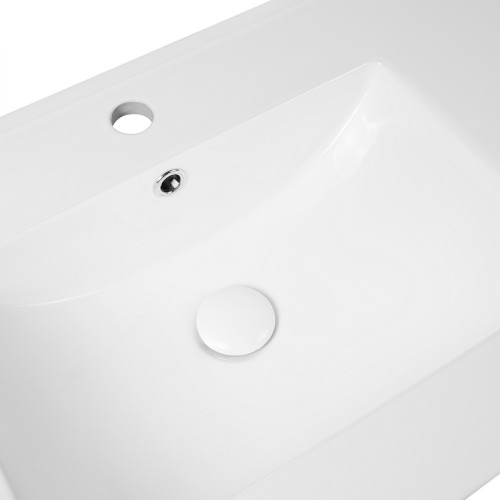 Раковина подвійна Qtap Albatross ED 1200х460х180 White з донним клапаном QT01119120EDW