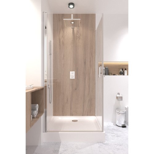 Душова кабіна Qtap Gemini CRM1018RC6 100х80 см, скло Clear 6 мм без піддона