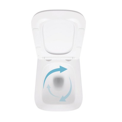 Унитаз подвесной Qtap Crow безободковый с сиденьем Soft-close QT05335171W