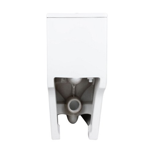 Унитаз-моноблок напольный Qtap Kolibri Ultra Quiet безободковый с сиденьем Soft-close WHITE QT10226380W