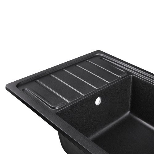 Кухонна мийка Qtap CS 7751 Black (QTCS7751BLA)