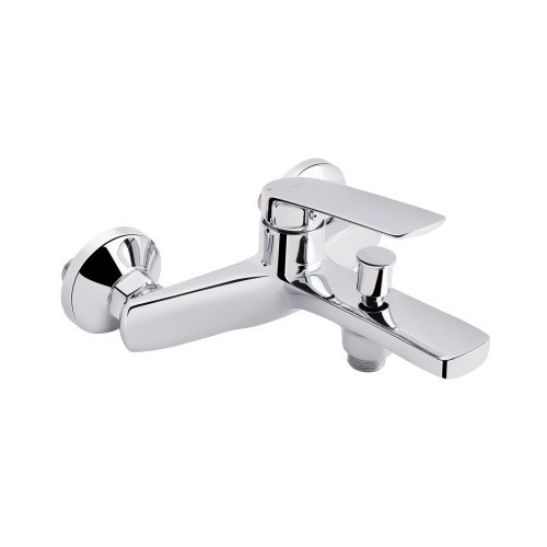 Набор Qtap Kralovice 4 в 1 Смеситель для ванны QTKRL3029103DC Chrome с душевым гарнитуром