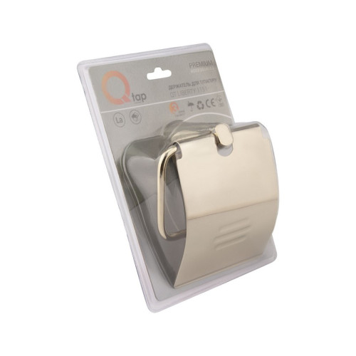 Держатель для туалетной бумаги Qtap Liberty 1151 ORO
