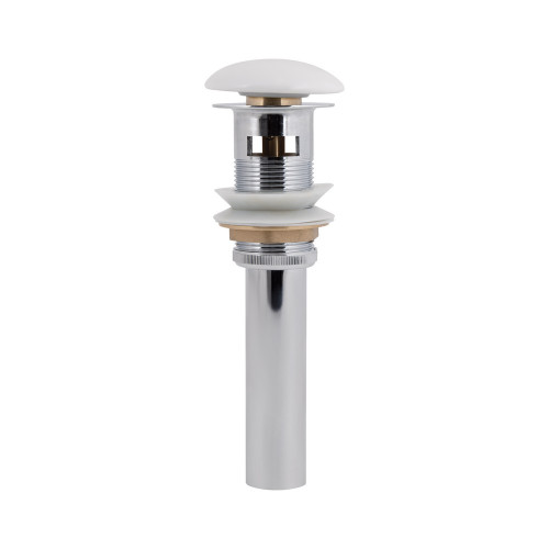 Донный клапан для раковины Qtap PU02O 70х70х227.5 White с переливом