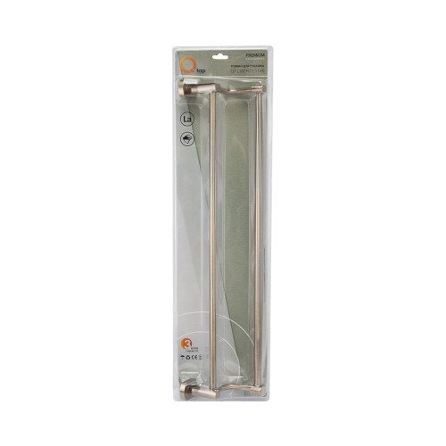 Держатель для полотенца Qtap Liberty двойной 605 мм QTLIBANT1148 Antic Bronze
