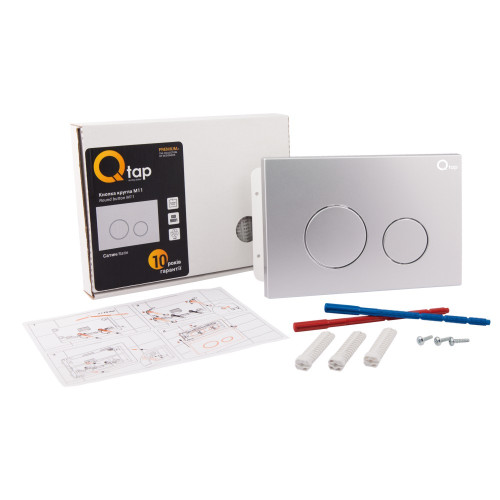 Інсталяція для унітаза Qtap Nest M425-M11SAT з панеллю змиву Satin