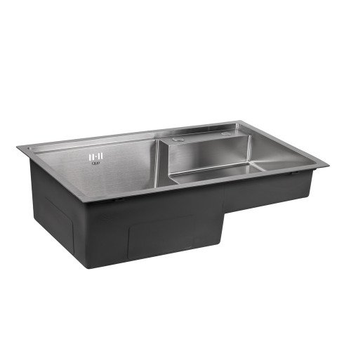 Кухонная мойка Qtap D7848-L Satin 3.0/1.2 мм (QTD78483012)