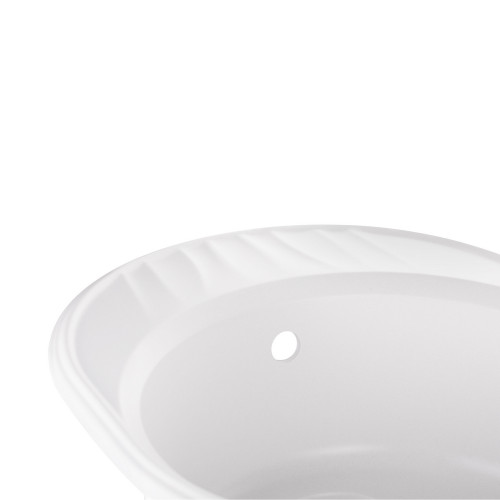 Кухонна мийка Qtap CS 6151 White (QT6151WHI650)