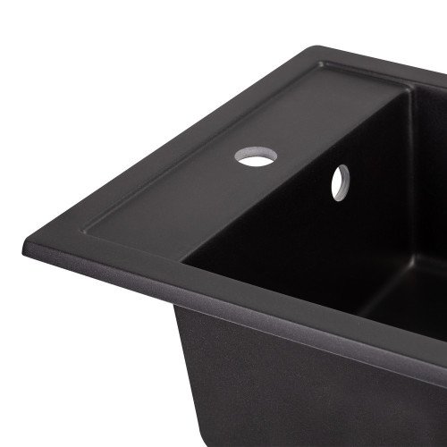 Кухонна мийка Qtap CS 5046 Black (QT5046BLA404)