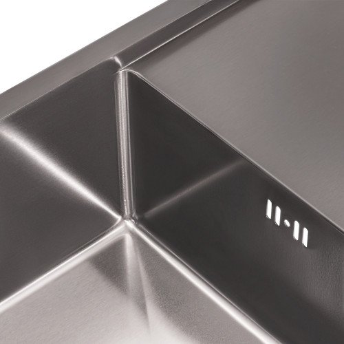 Кухонная мойка Qtap D7844BL Black 3.0/1.2 мм (QTD7844BLPVD12)
