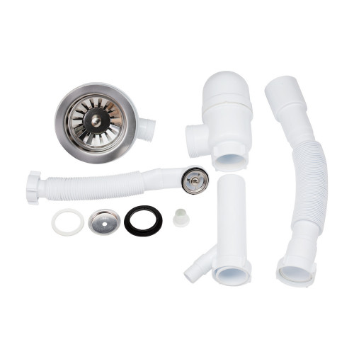 Кухонна мийка Qtap CS 6151 White (QT6151WHI650)