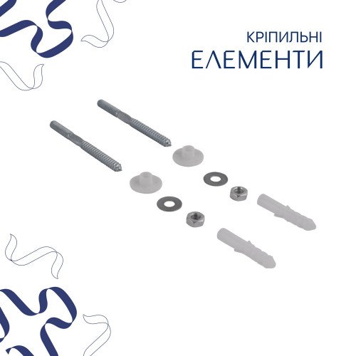 Комплект Qtap Nando LT: Раковина подвесная прямоугольная 500х420х120 мм Matt Black + Донный клапан PU03O