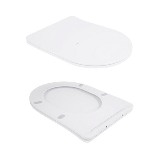 Унитаз подвесной Qtap Scorpio безободковый Ultra Quiet с сиденьем Soft-close QT14332380ASW