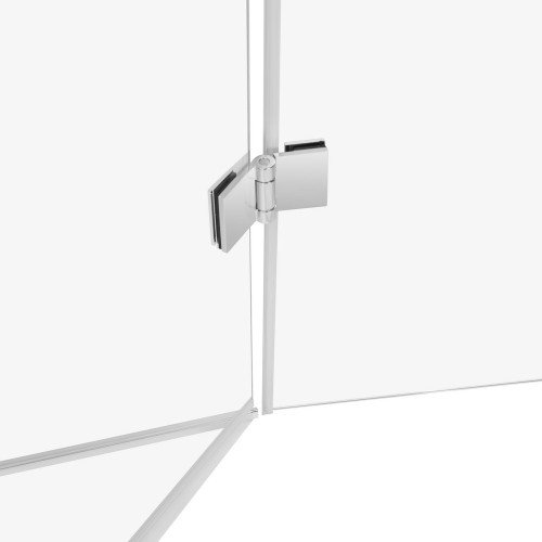 Душова кабіна Qtap Capricorn CRM1018RC6 97х77 см, скло Clear 6 мм, CalcLess, без піддона
