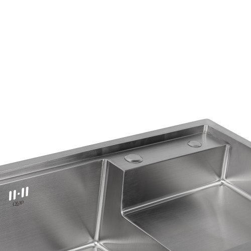Кухонная мойка Qtap D7848-L Satin 3.0/1.2 мм (QTD78483012)