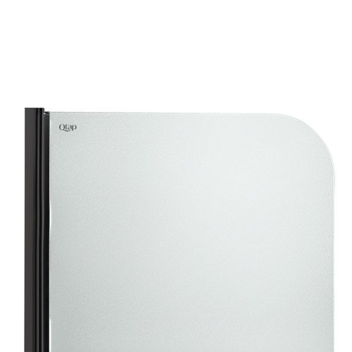 Штора на ванну Qtap Standard BLM407513APL стекло Pear 6 мм, 75х140 см, левая