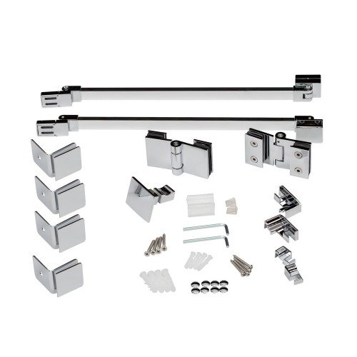 Душова кабіна Qtap Capricorn CRM1018RC6 97х77 см, скло Clear 6 мм, CalcLess, без піддона