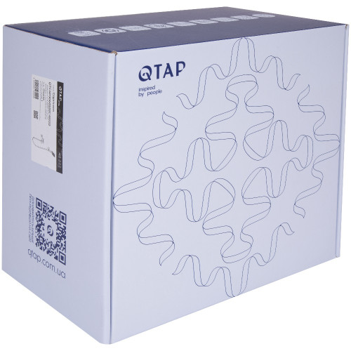 Смеситель для ванны Qtap Capricorn с душевым гарнитуром Chrome (k35) QTCAP3060102C48222