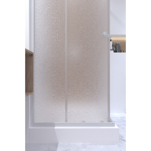Набор Qtap душевая кабина Presto WHI1099SP5 Pear + поддон Unisquare 309915