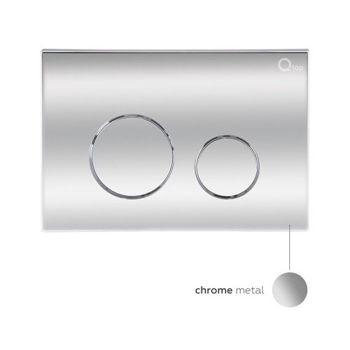 Готовое решение Qtap для ванной комнаты: подвесной унитаз Jay Rimless + комплект инсталляции Nest 4 в 1 (круглая клавиша Chrome)